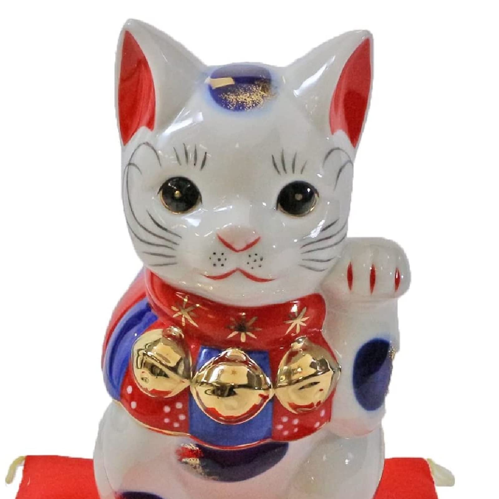 Amazon.co.jp: 薬師窯(yakushigama) 染錦招き猫(7号) 【7753】 運気