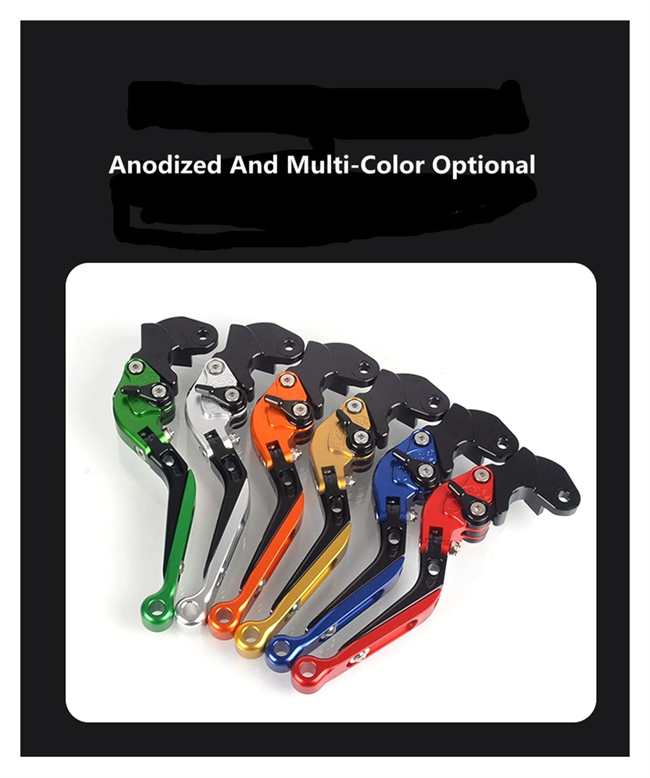 Moto Regolabile Dirt Bike Pivot DirtBike Freno Leve Frizione PER GASGAS GAS GAS FSE/FSR 2003 2004 2005 2006 2007 2008 2009 Leva Della Frizione Del Freno (Colore : Nero)