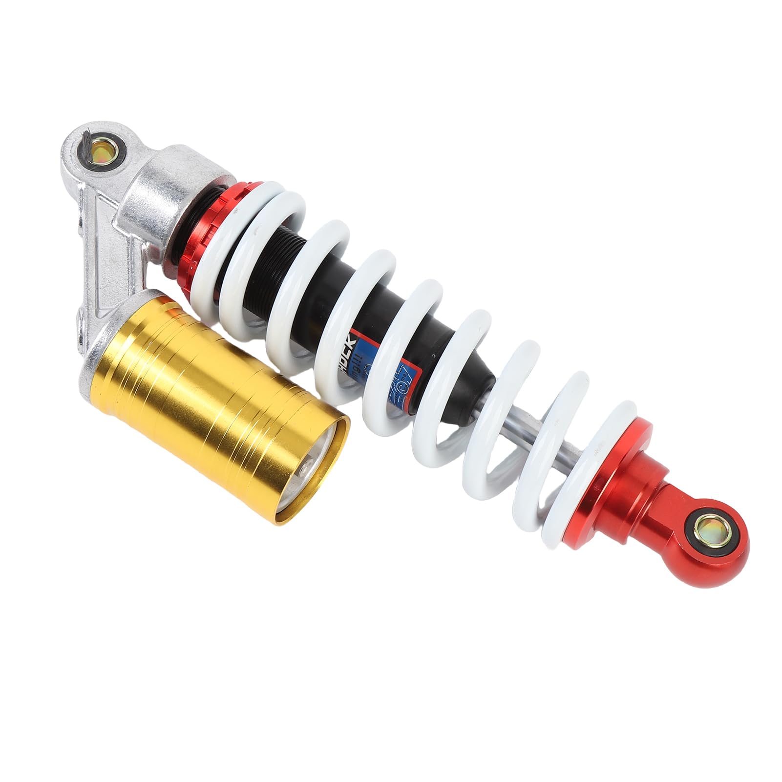 Dilwe Amortyzator Motocyklowy Regulowany Amortyzator Sprężynowy 280 Mm Stop Aluminium i Stal Sprężynowa Zawieszenia dla ATV Quad Dirt Bike Go Kart Scooter