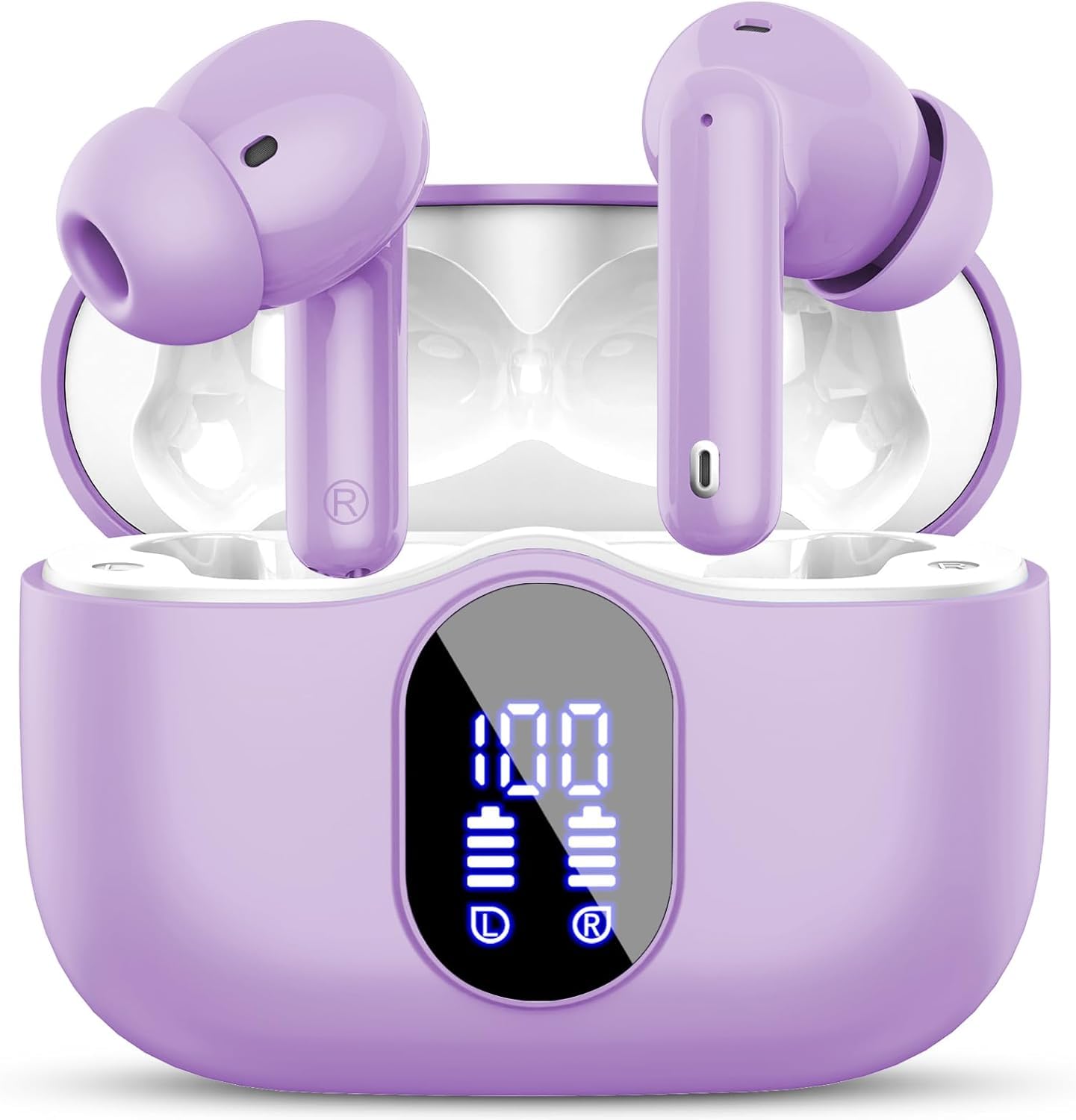 Btootos Écouteurs Bluetooth 5.3, Écouteur sans Fil avec 4 ENC Réduction Antibrui