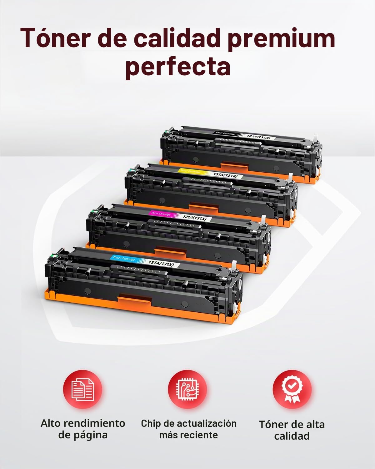 Tóner 131X Compatible con HP 131X 131A CF210X CF211A CF213A CF212A | Compatible con HP LaserJet Pro 200 Color MFP M276nw MFP M276n M276 M251 M251n M251nw (4 Unidades)