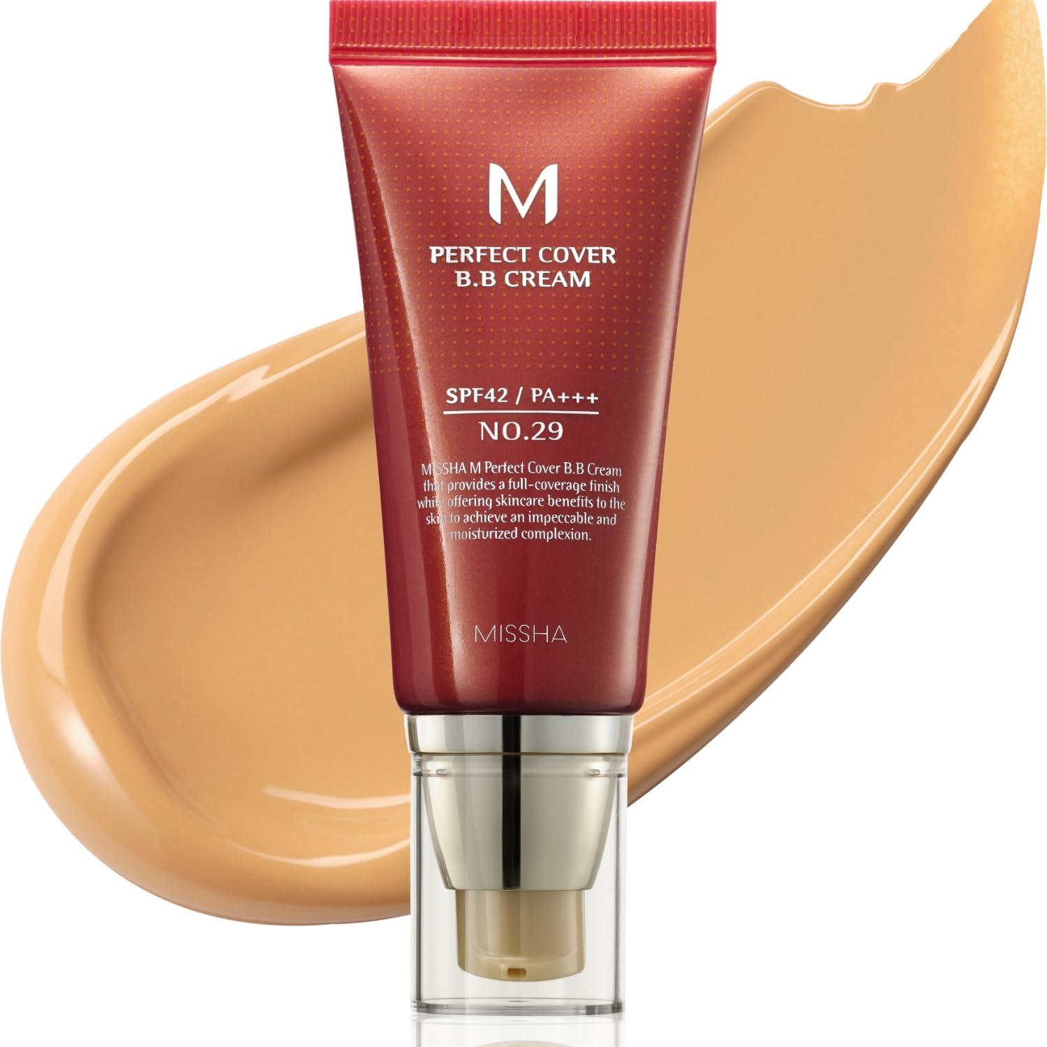 M Perfect Cover Bb Cream Spf42/Pa+++, No. 29/Caramel Beige, 50Ml, 1.69 Fl Oz (Pack Of 1)