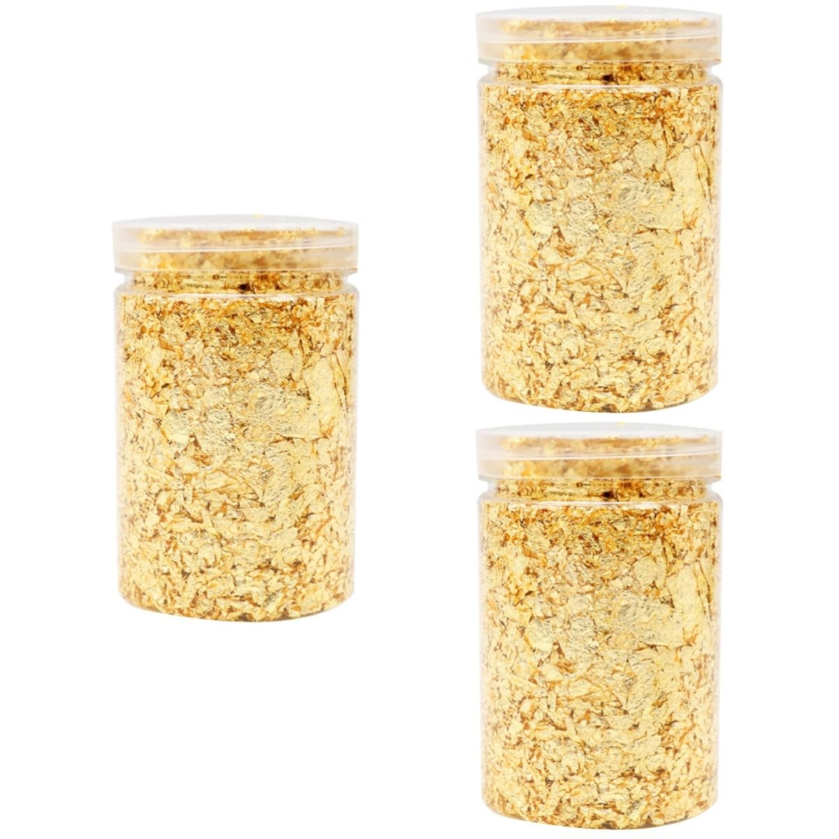 FOMIYES 3 Adesivi Per Nail Art Con Paillettes Adesivi Per Manicure Dorati Per Unghie Rotte Kit Di Paillettes Da 10 G Per Uso Domestico