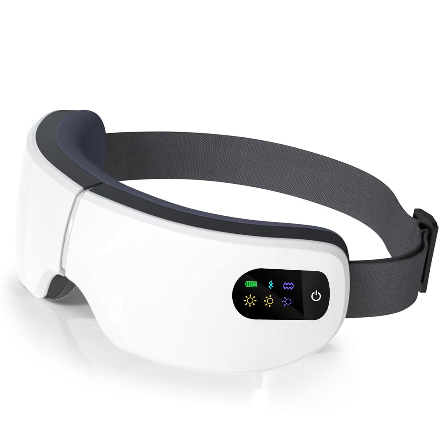 Eye Massager Heated Eye Mask for Migraines 7 Massage Modes 180 Folding Design Massages Eyes Muscles Gifts for