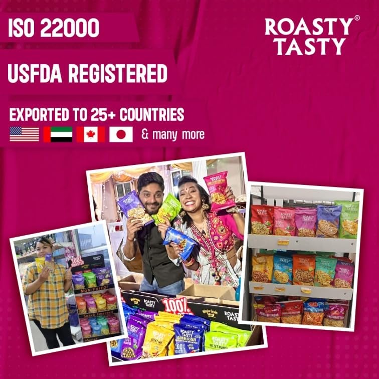 Image of Roasty Tasty Minty Lachha | Roasted Potato Sticks | Healthy Snacks | Roasted Namkeen Snack | Guilt Free | Diet Chiwda | Rich in Protein | Perfect Snack for All Occasions | Potato Flakes | 200g