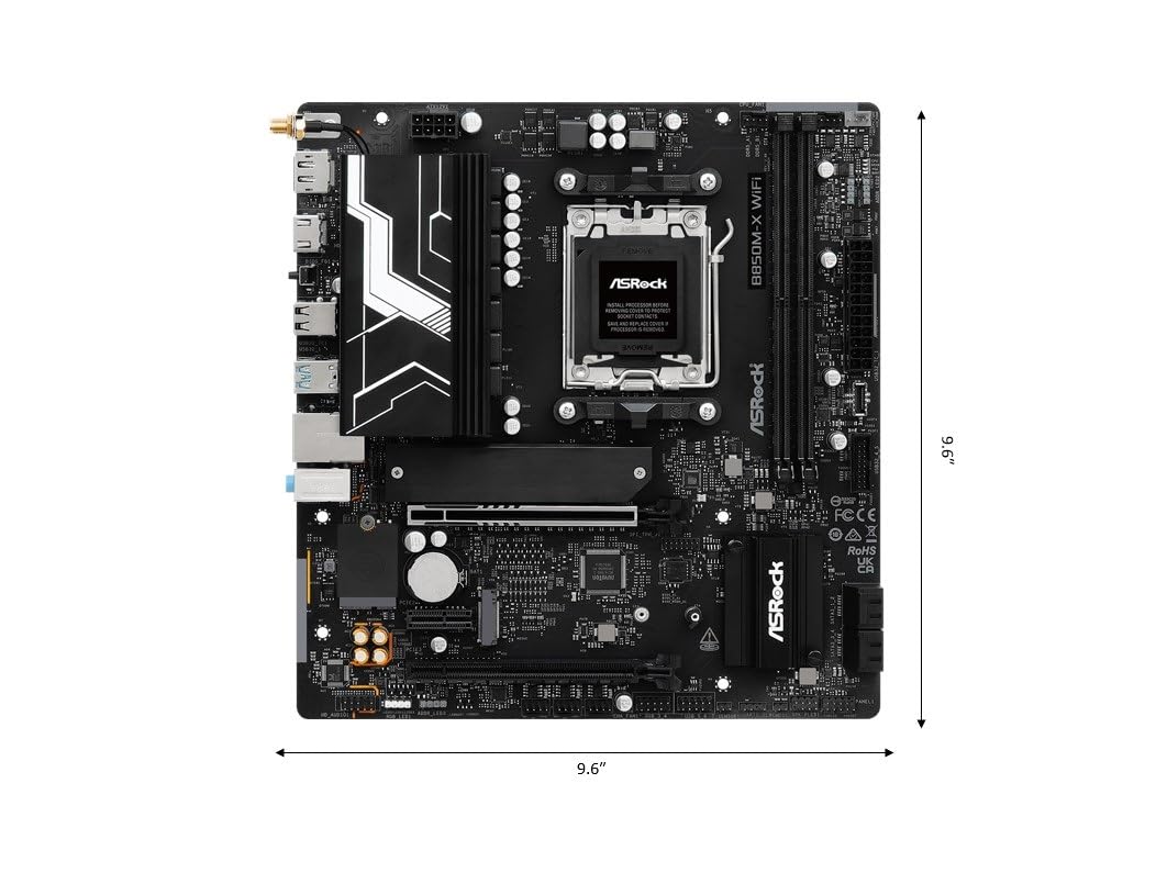 Amazon | ASRock B850M-X WiFi R2.0 マザーボード Micro-ATX