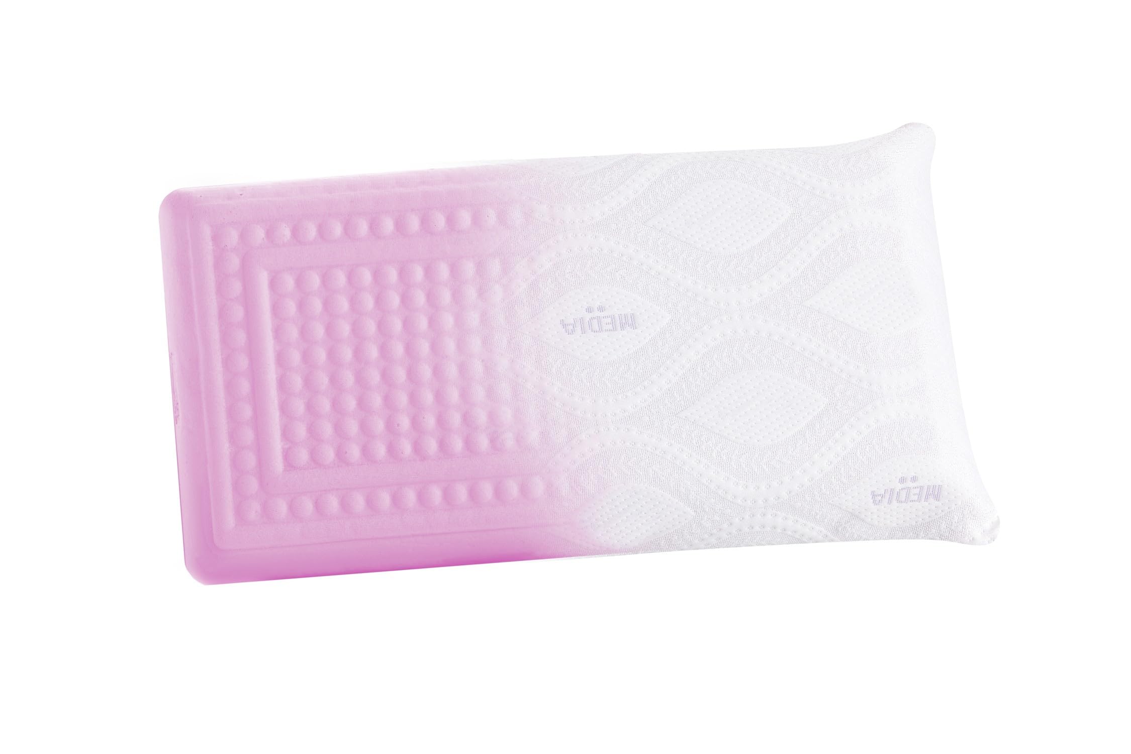 Moonia | Almohada Técnica Esferas | Firmeza Media | Viscoelástica | Anatómica | Salud Cervical | Almohada viscoelástica | Efecto Masaje | 75 cm