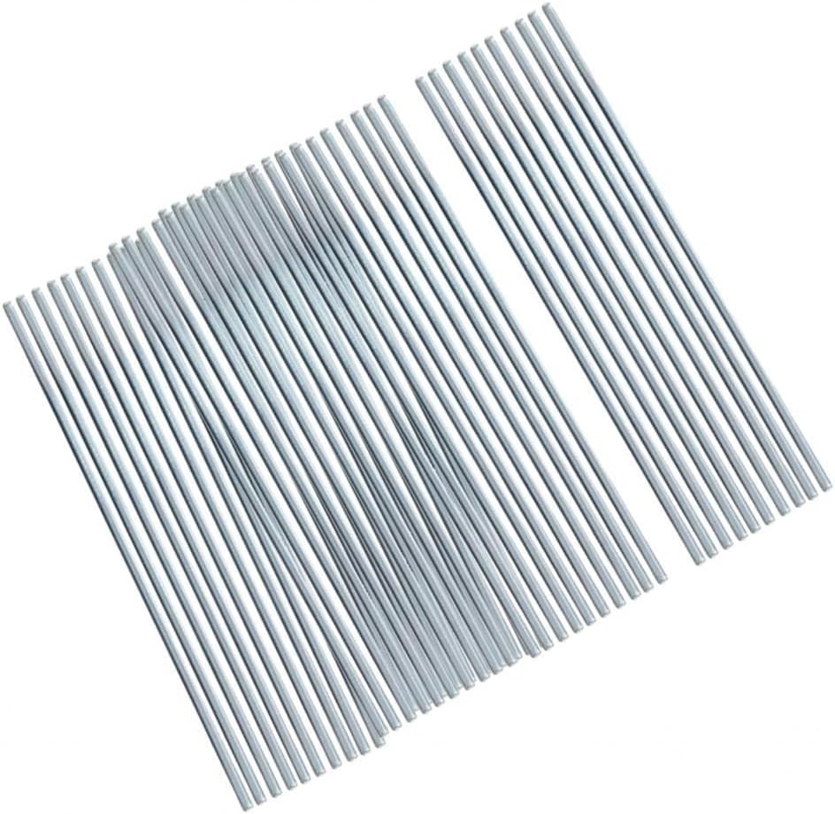 Aluminum Welding Rods 3 Size Optional 1.6mm/2.0mm/2.4mm, Low Temperature Soldering Cored Wire, Brazing Rods Tube for Almost All White Metals, 20inch Lengt - 1.6mm 50pcs