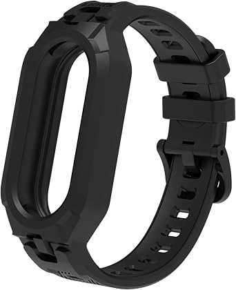 MIAODAM Compatible mi band 10/9/8/7/6/5 Replacement Band Xiaomi Smart Band 10/9/8/7/6/5 Replacement Strap Sports Adjustable Size Waterproof Sweat-resistant Durable TPU Suitable for Unisex Multiple