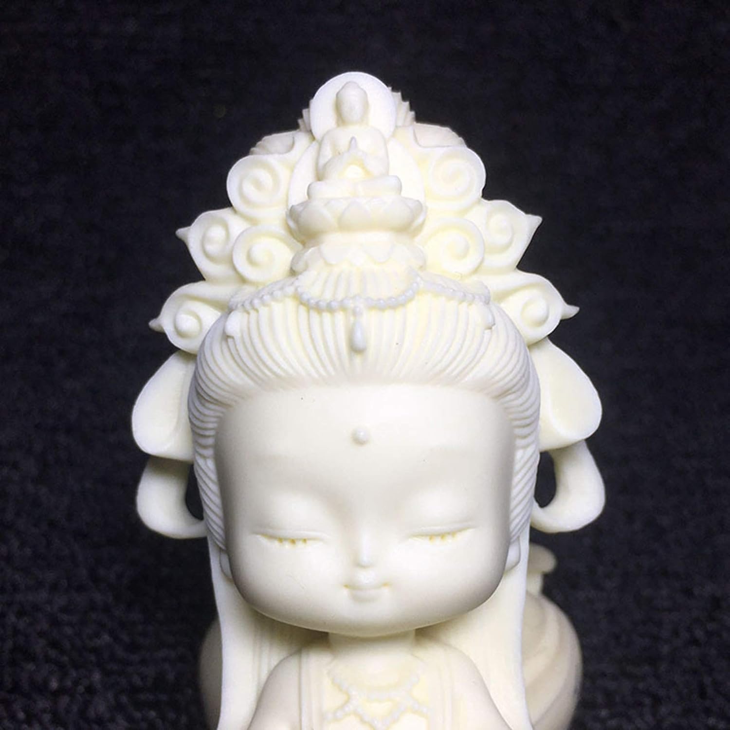 statuetka Buddy, Kreskówka Guanyin Bodhisattwa Miniaturowa statua Modern Art Home Decor
