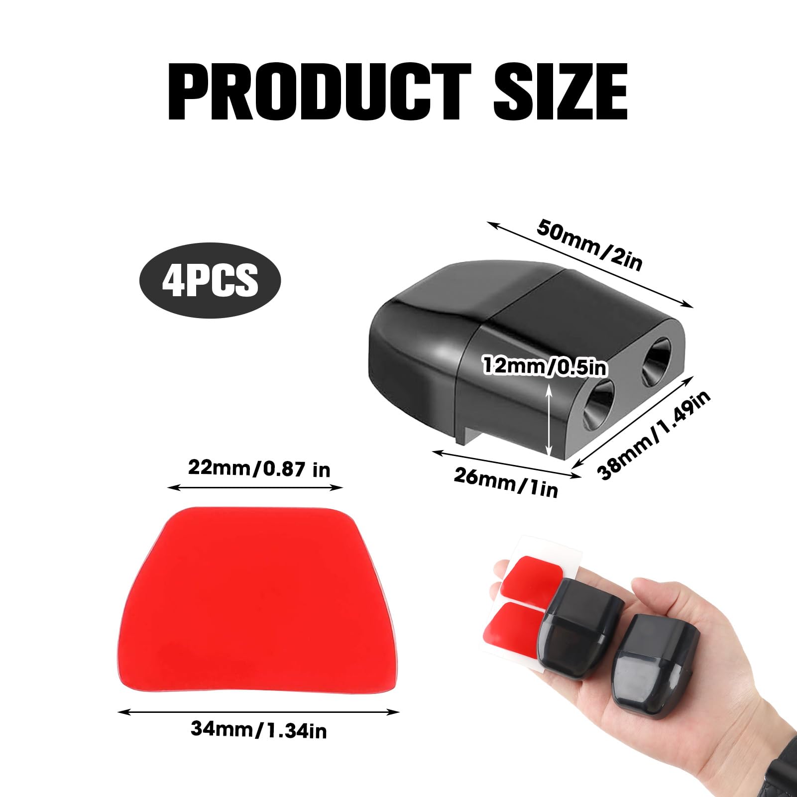 Yowfond Ultraschall Wildtier-Warner - 4 Stück Für Auto, LKW & Motorrad