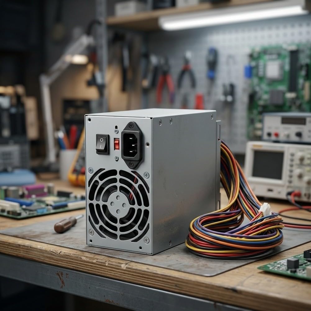 400W ATX Alimentazione Ricambio per FSP300-60THA | Costruzione in metallo con protezione da sovracorrente per aggiornamento PC