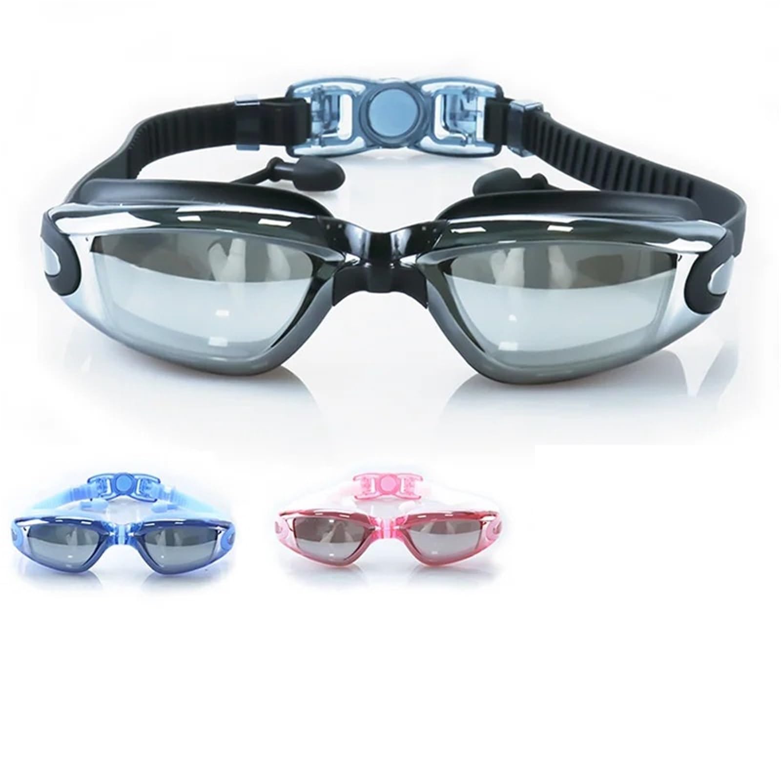 Occhialini da Nuoto Occhialini da Nuoto Professionali for Adulti con Lenti antiappannamento for Uomo e Donna, Impermeabili, Regolabili, in Silicone per Adulti Adolescenti