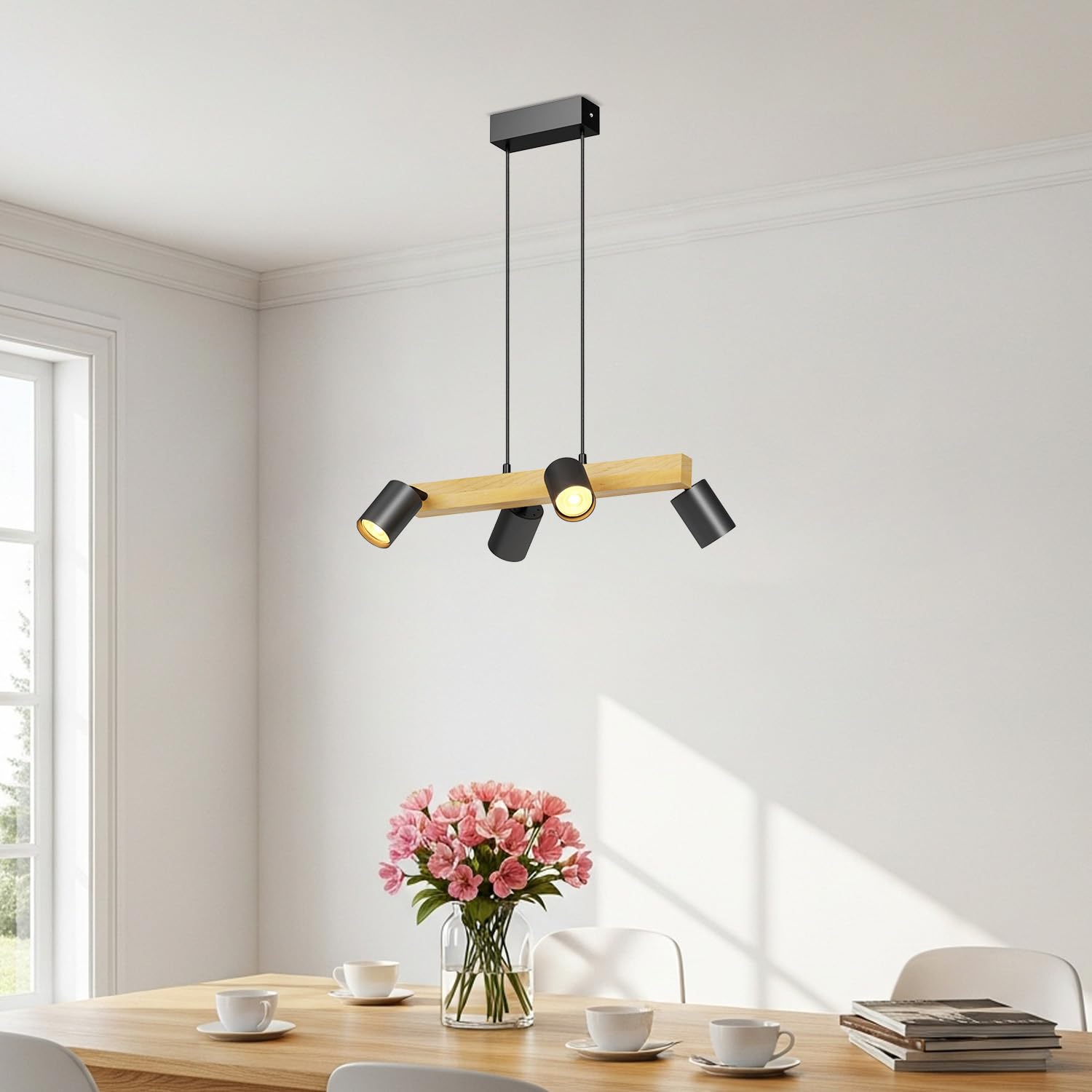 Lustre LED Cuisine Salle A Manger Suspension Luminaire Moderne Dimmable