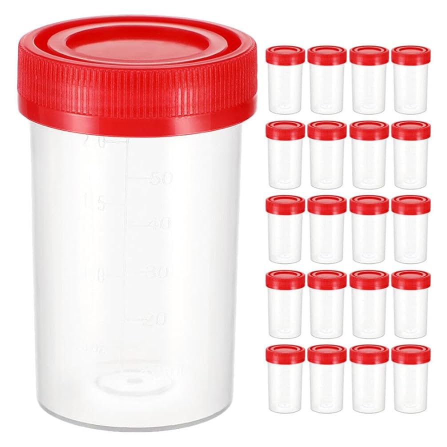 尿検査の入れる容器 Amazon | DECHOUS コップ 採尿カップ 検体採取カップ 15pcs