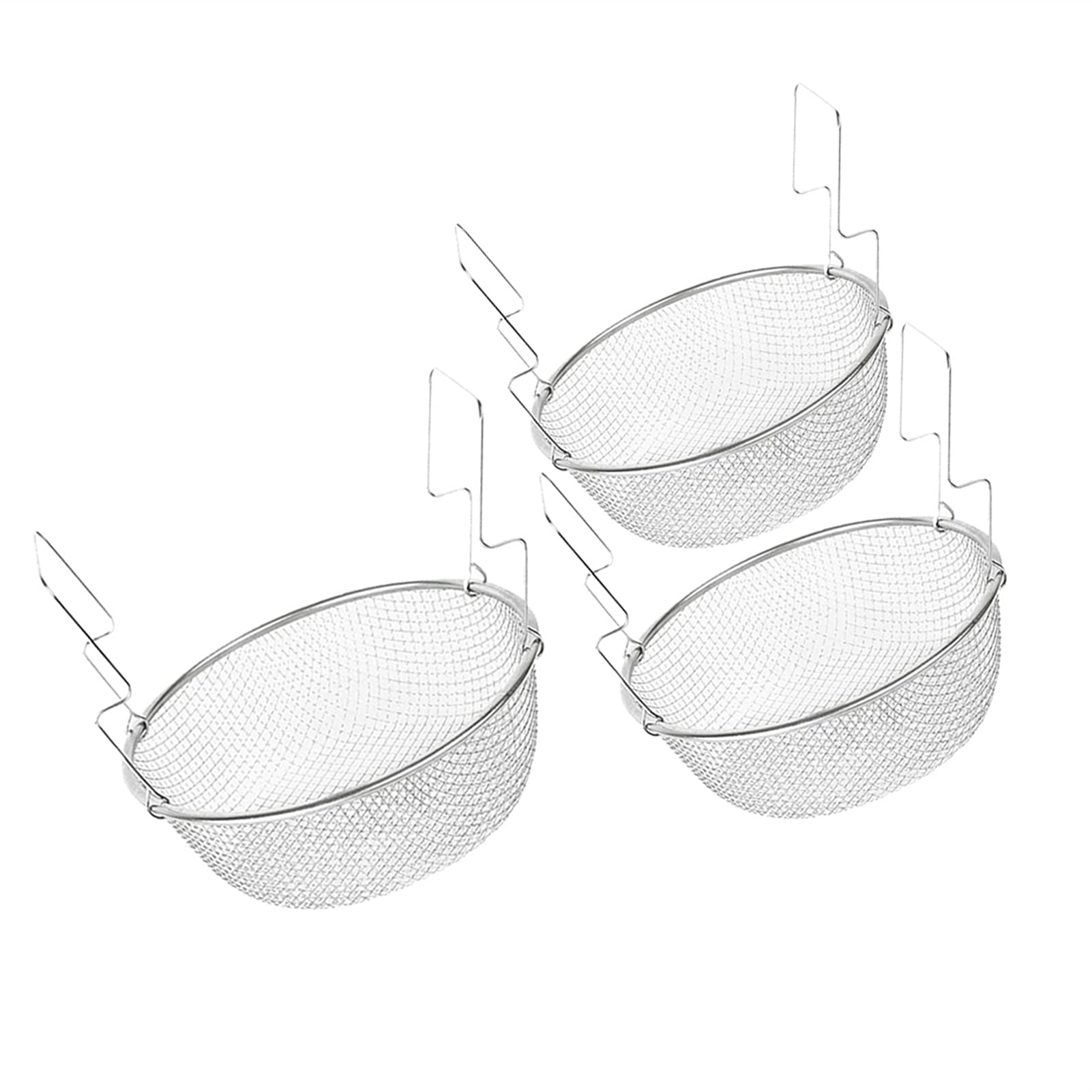 Escurridores Cesta de drenaje Fritas Fritas Cocina Cesta Cesta de Acero Inoxidable Colador de alimentos Redondo Mesh Sifter Utensilios de cocina Cocina Colador Cesta de Drenaje ( Size : 23cm )