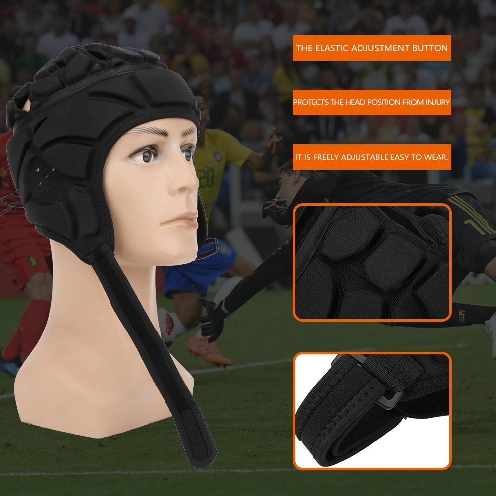 Casco Football, Casco a Guscio Morbido Adulti Bambini Bambino Gioventù, Protezione per Testa Caschetto Calcio Copricapo Imbottito Rugby per Sport Berretto Mischia Baseball