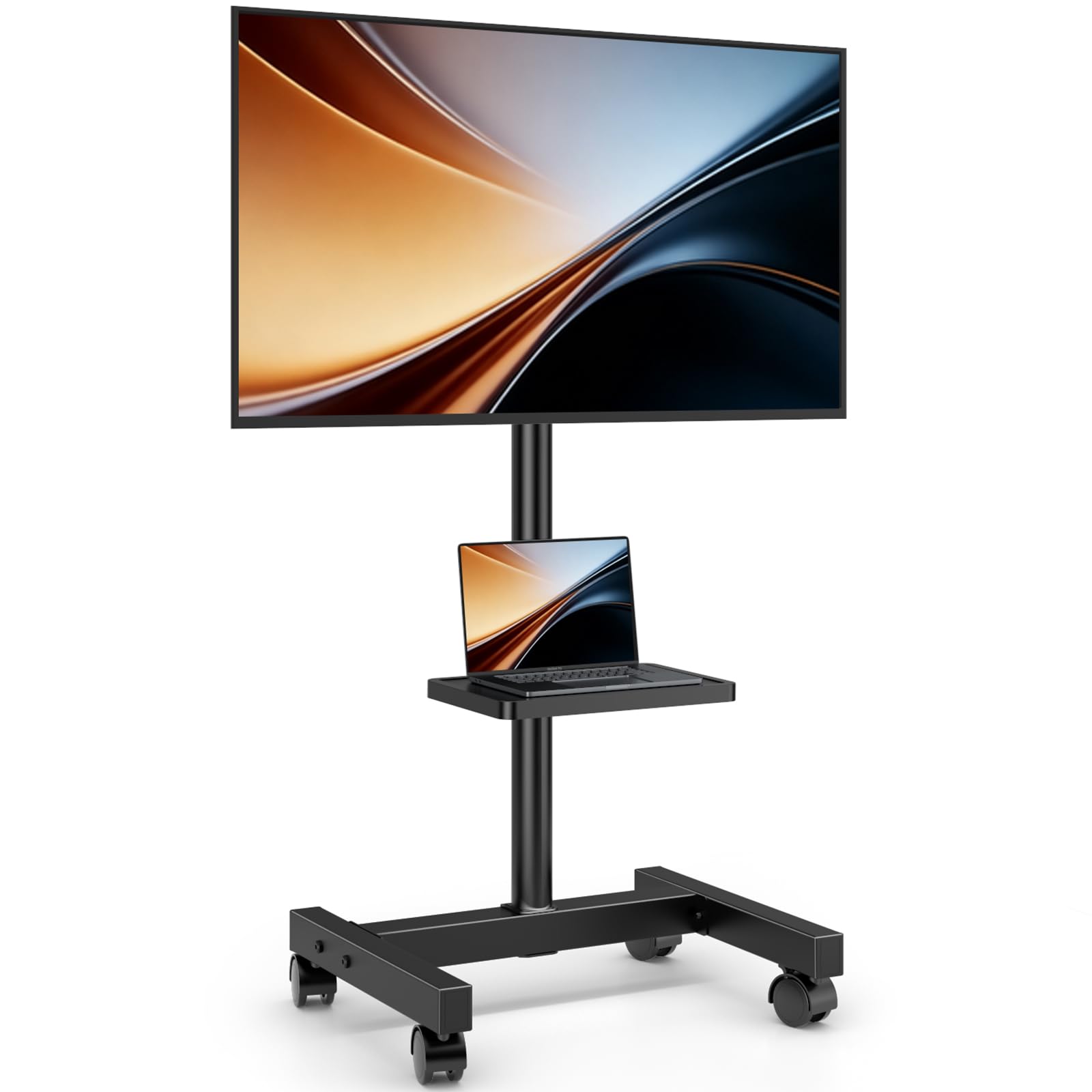 AX WABER Mobiler TV-Ständer 19-50" für LCD/LED-Flachbild- & Curved-TVs