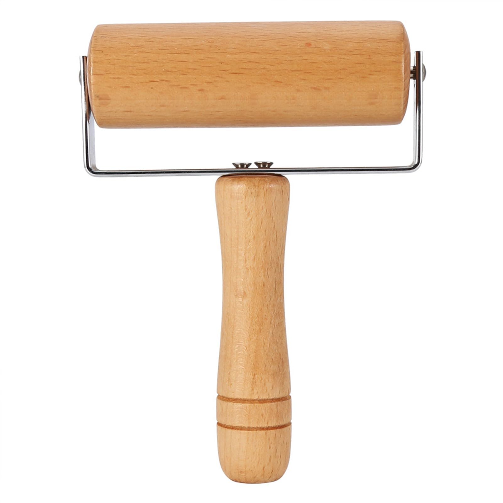 Zenker 31540 Mattarello in legno, mattarello con manici per impastare e