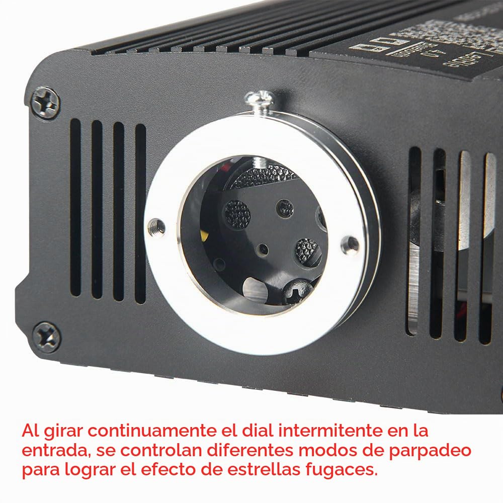 Twinkle Starlight - Juego de luces de techo de 16 W, 500 unidades, luz LED de fibra óptica de 6.5 pies, aplicación y control remoto para coche, hogar, fiesta