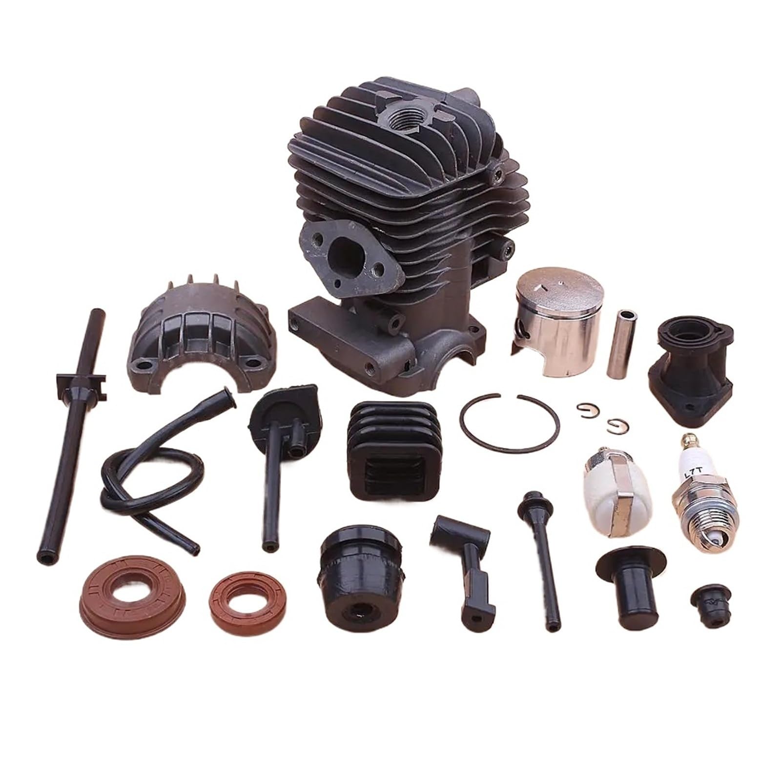 Genérico Compatible con 2500 25 CC Filtro Manguera Tubo tapón Sello pequeño | Kit de pistón de cilindro de 34 mm