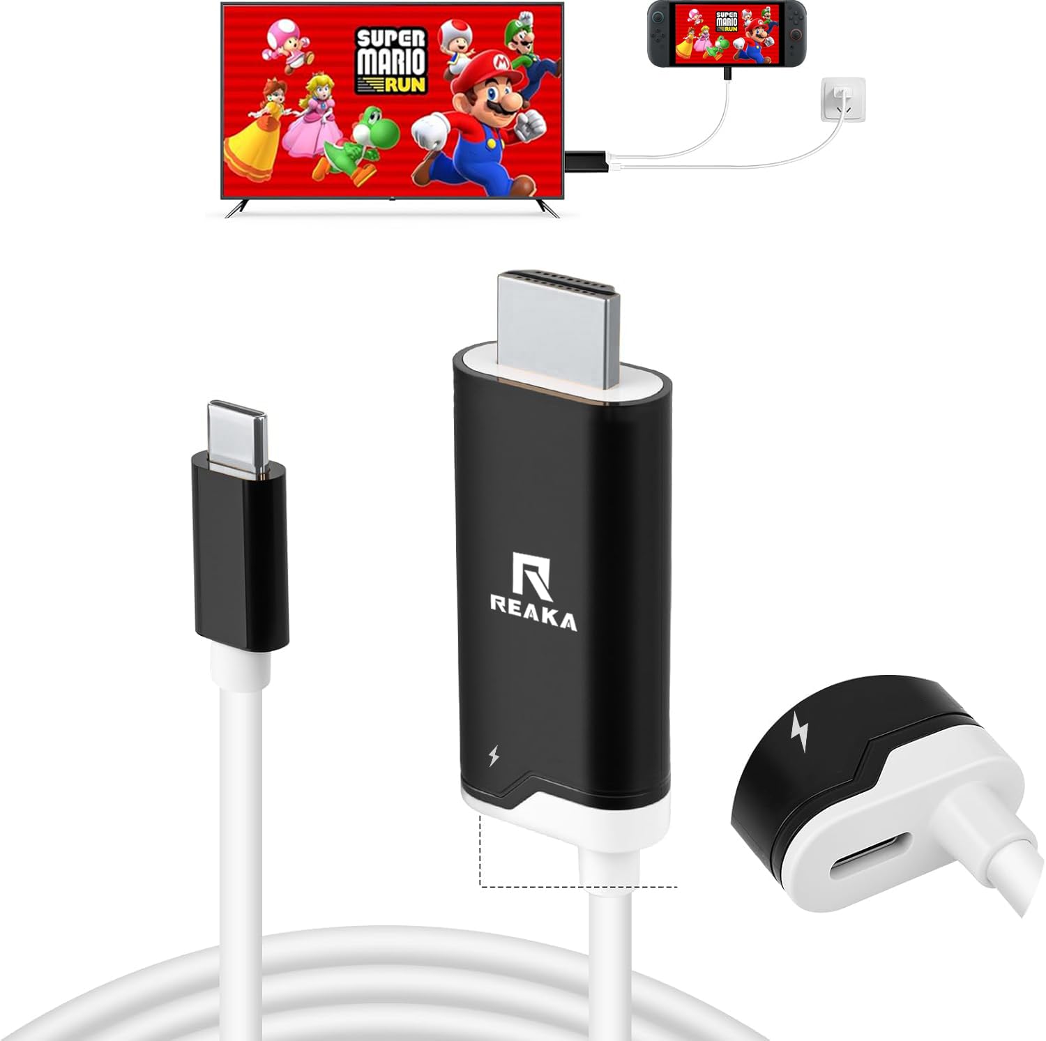 Nintendo Switchプロコン、SDカード、ネットアダプタ、HDMI付き Amazon.com: RREAKA Portable Switch Dock USB C to 4K HDMI