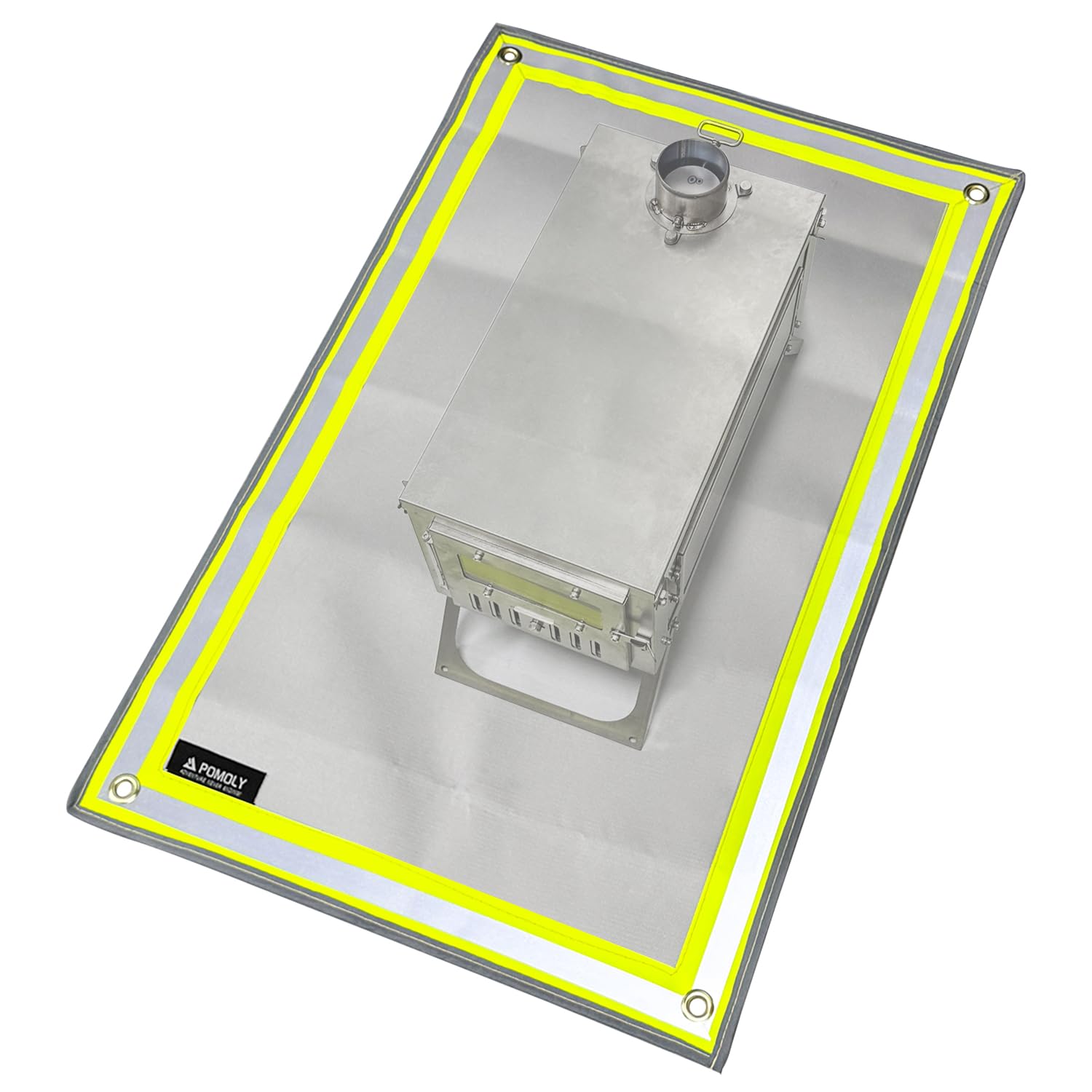 Fire Pit Mat,Fireproof Mat Visible at Night-Great for Deck Fire Pit Base,Patio Fire Pit Pad for Outdoor Wood Burning, Wood Floor, Grass, Campsite, Lawn(31.5'' X20'')