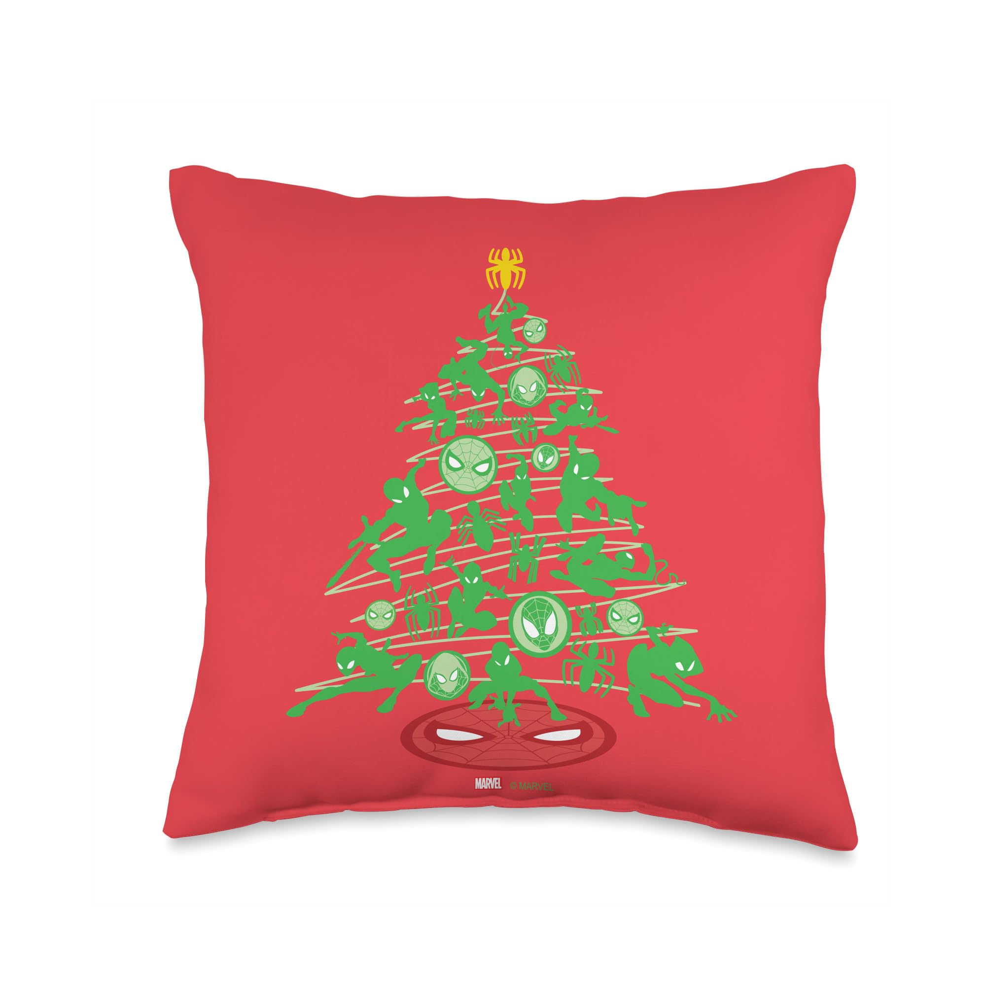 Coussin Spider-Man Noël rouge pour remplacer vos vieilles décorations ternes