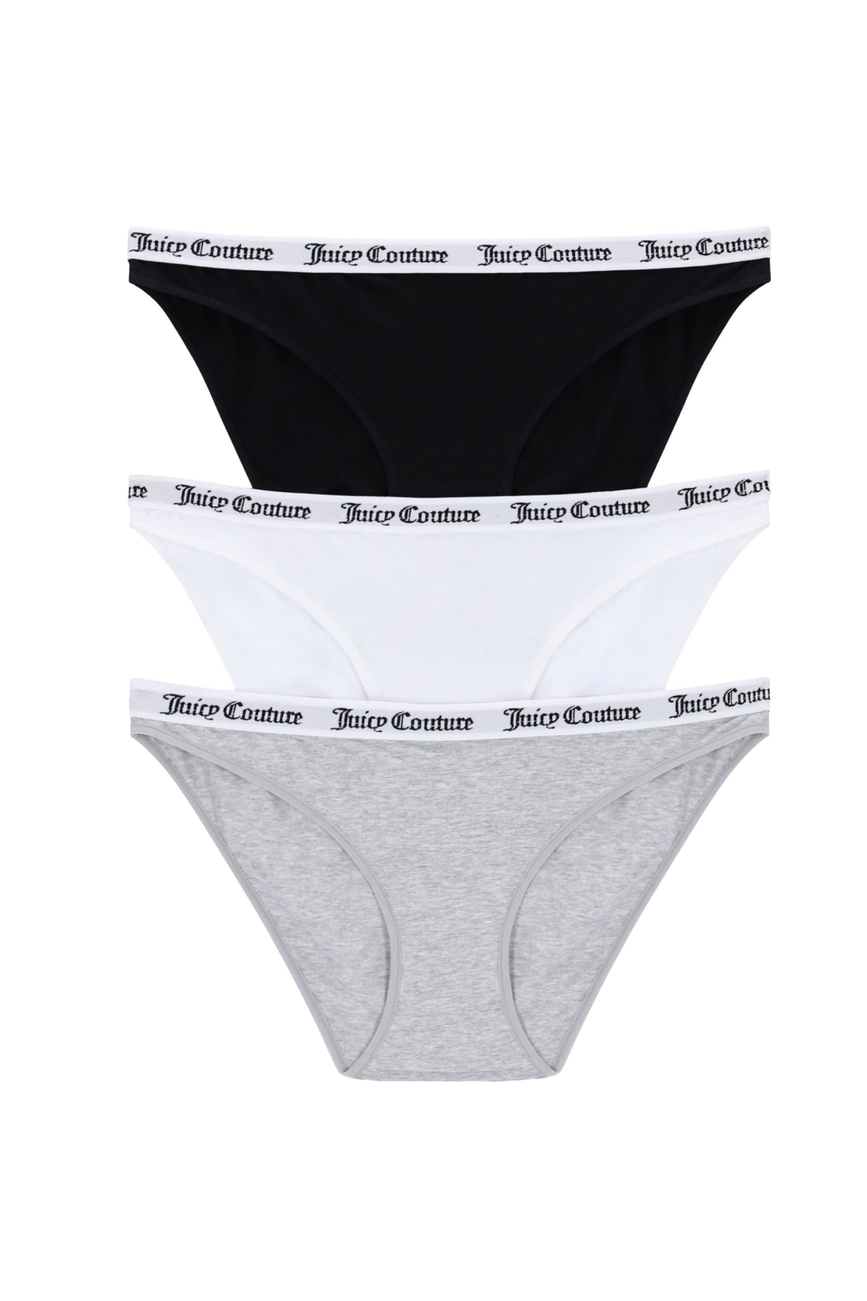 Juicy Couture Bielizna Kobiety Diddy Cotton Brief 3-pack Multipack - Unterwäsche Pack Für Sport Freizeit Fitness Aus Baumwolle In Versch. Farben
