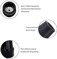 Vista 6 de Puntas de caña para estabilidad, base de bastón de pie para la mayoría de bastones de caminar de 0.75 pulgadas, bastones plegables, punta