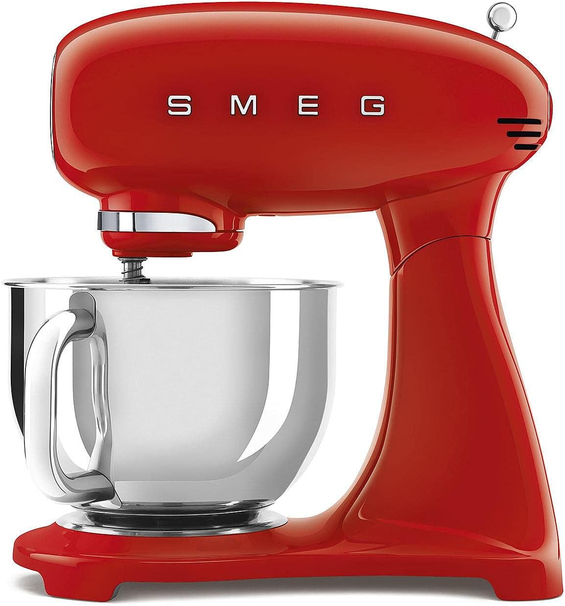 Planetary Mixer with a Power of 800 W from Smeg SMF03RDEU - red