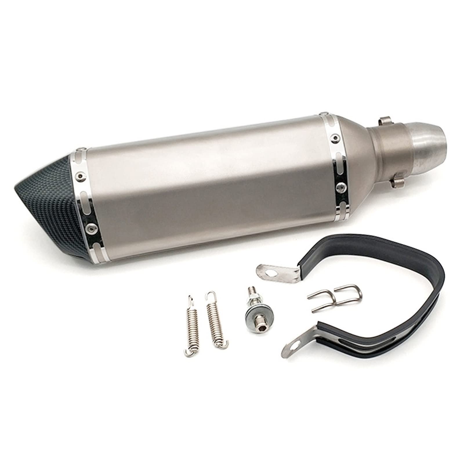 Motocyklowe tłumiki końcowe Motocykl Rura Wydechowa Ze Stali Nierdzewnej Wydechowy Modyfikuj Tłumik Wydechowy 51mm Akcesoria Dla CRF250L Dla CRF250M Dla CRF1000L (Color : 3)