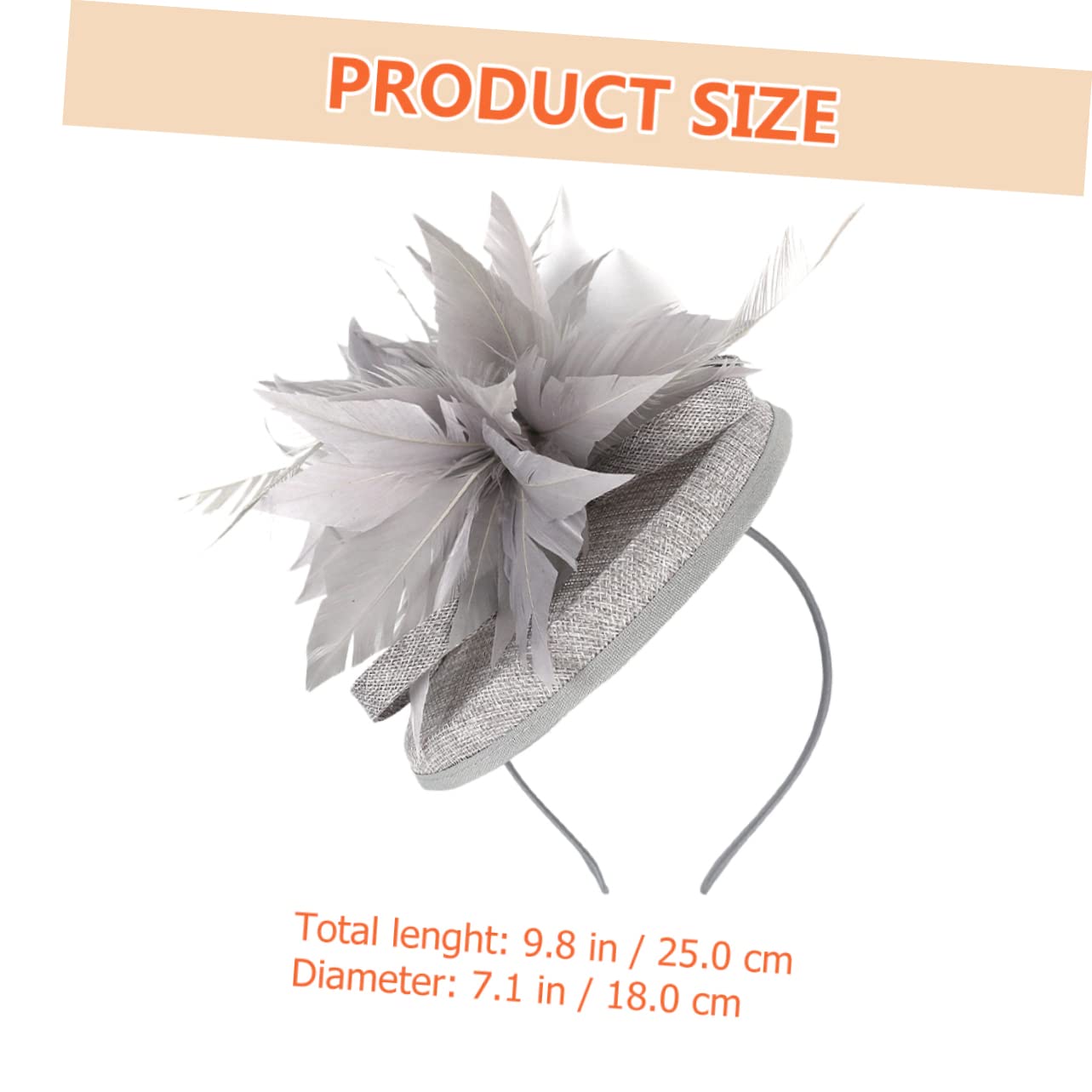 SOIMISS 4piezas Sombrero Fascinador Elegante Pluma Para Mujeres Para Fiestas De Té y Cócteles Accesorio De Moda Para Eventos Formales y Bodas