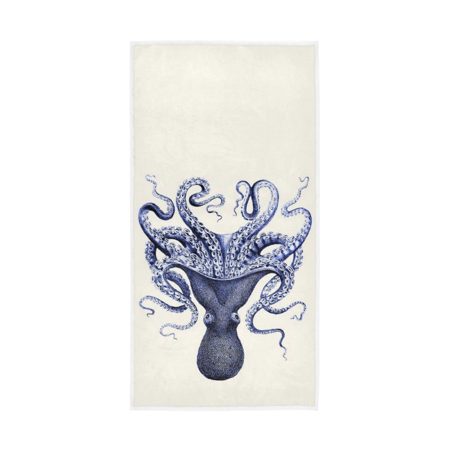LSRCPD Cute Devilfish Towels, 15 x 30 Inches Spa Towels for Bathroom, Bathroom Decorative Towels Esthetician Facial Towels