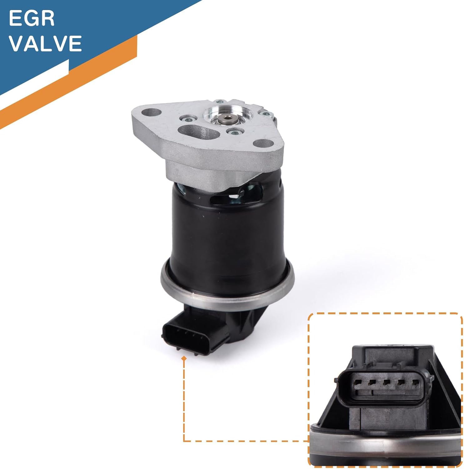 EGR Valve Exhaust Gas Recirculation for Honda Ridgeline HR-V Pilot Civic Accord Crosstour Passport 2013-2020 for Acura ILX MDX RDX RLX TLX 2013-2022 Replaces 18011-R1A-A00 EGV1248 2-26921
