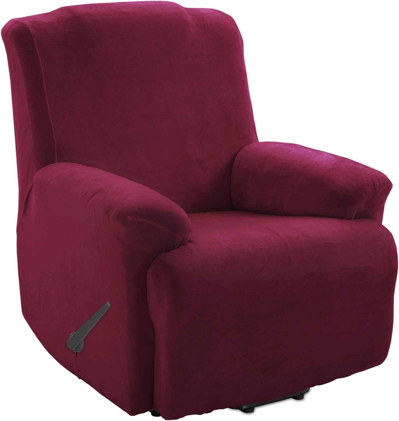 TIANSHU Velvet Recliner Chair Cover, Soft Plush Recliner