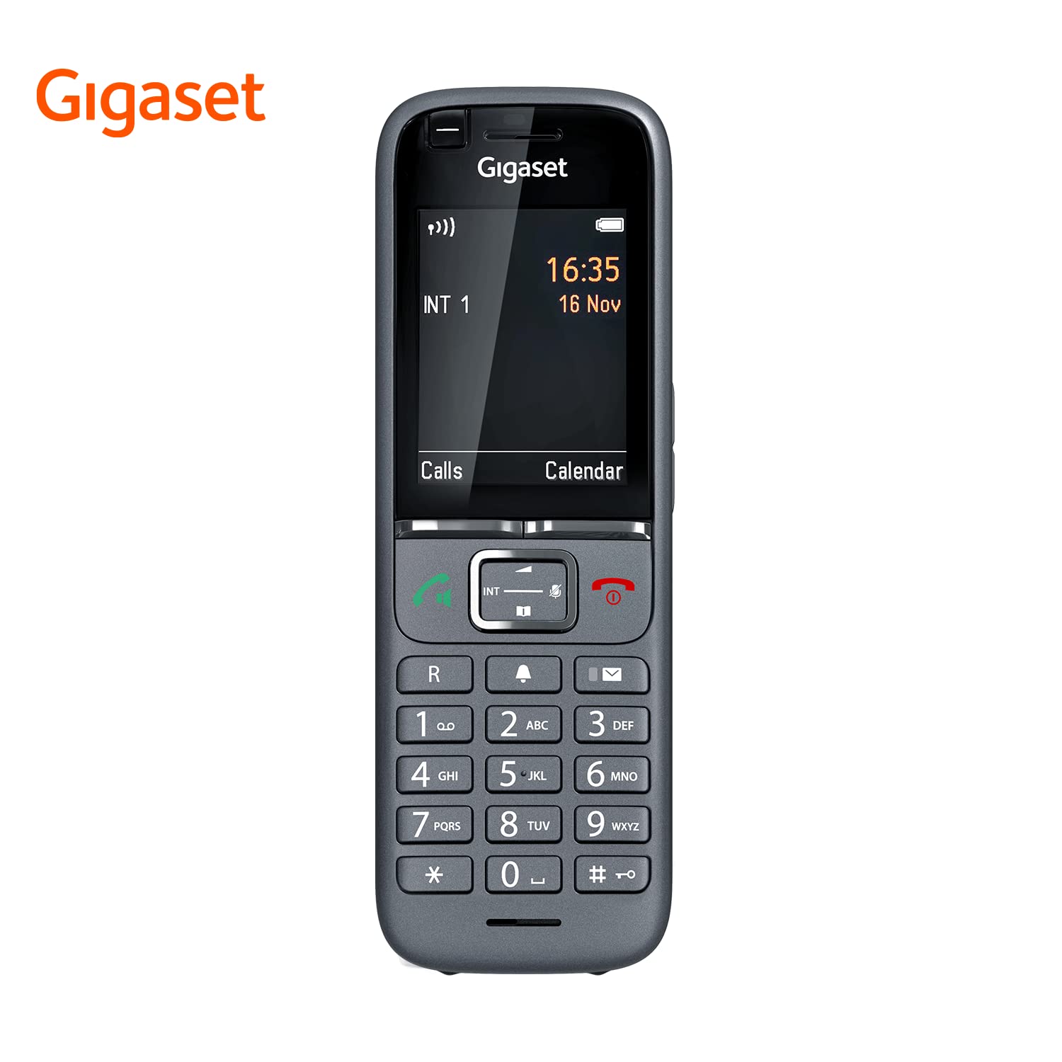 Gigaset S700H PRO – schnurloses Business DECT-Telefon mit großem Farbdisplay - brillante Audioqualität - Bluetooth 2.0 - LED für optische Rufanzeige, schwarz