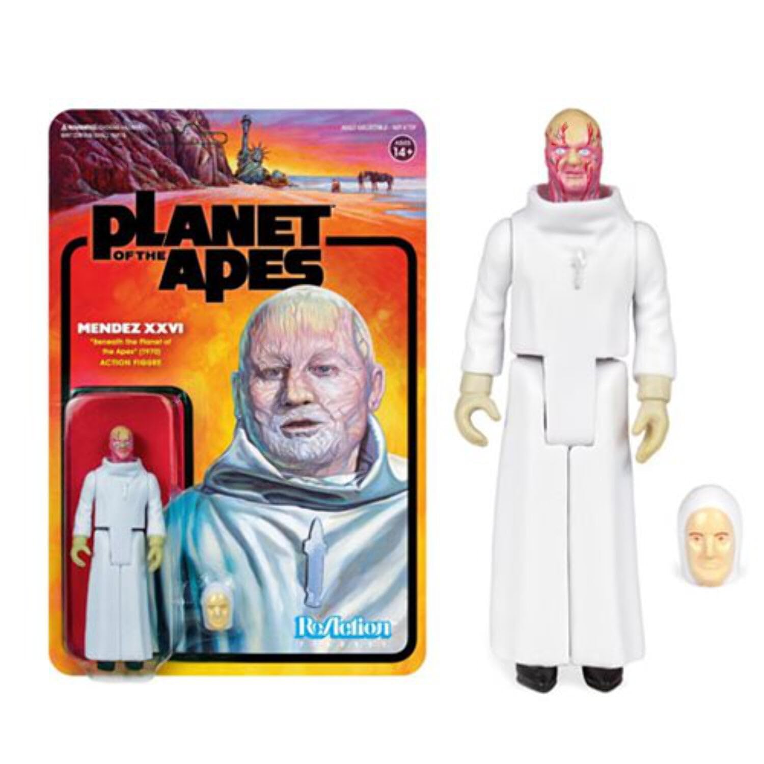 Amazon.com: Super7 Planet of The Apes Reaction Action Figure