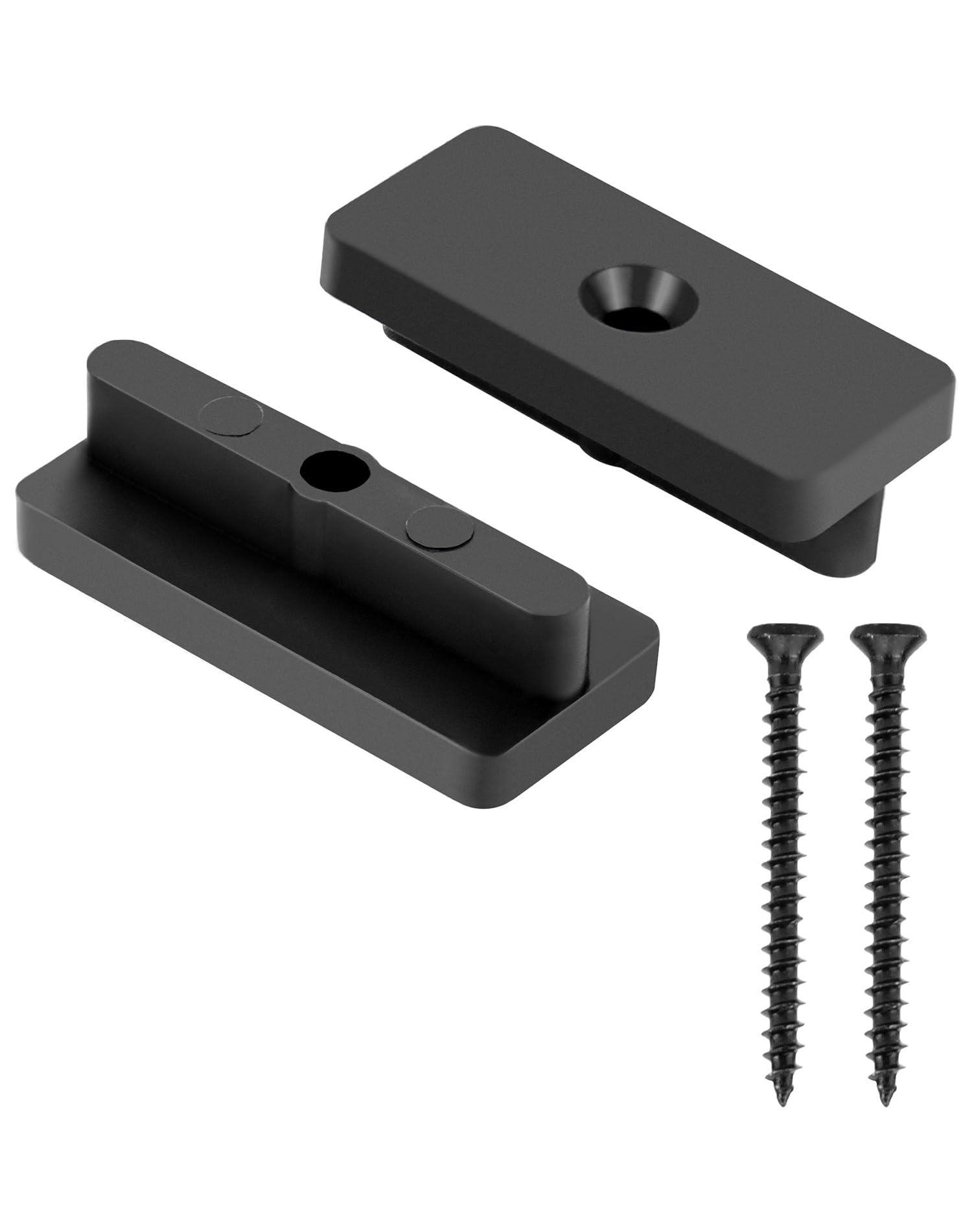 QWORK® 200 szt. Klipsy WPC Klipsy tarasowe 5 mm Ukryte elementy dystansowe ze śrubami do desek tarasowych WPC/BPC