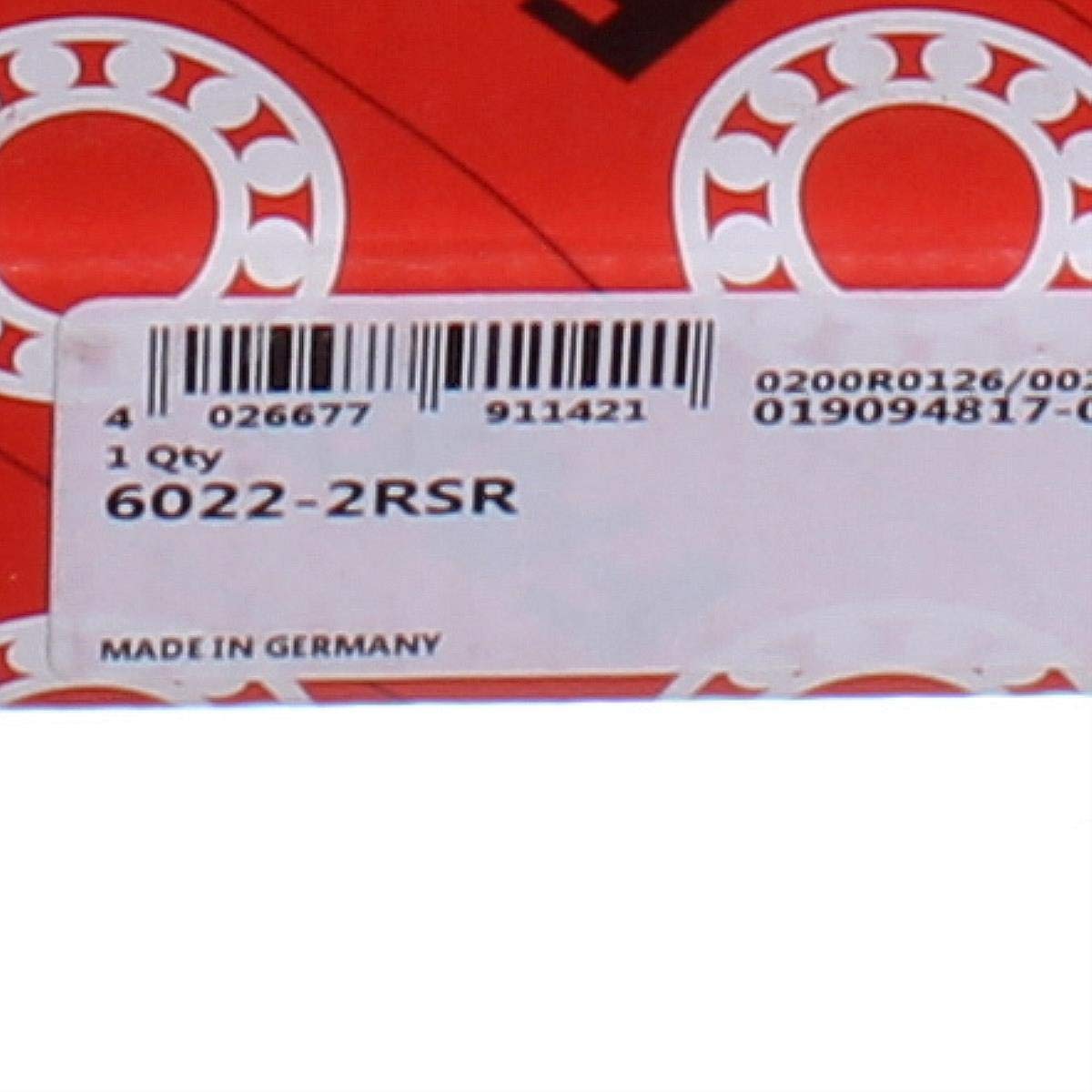 FAG 019094817000002 Cuscinetto a sfere a gola profonda serie 60, Ø interno 110 mm, Ø esterno 170 mm, Larghezza 28 mm