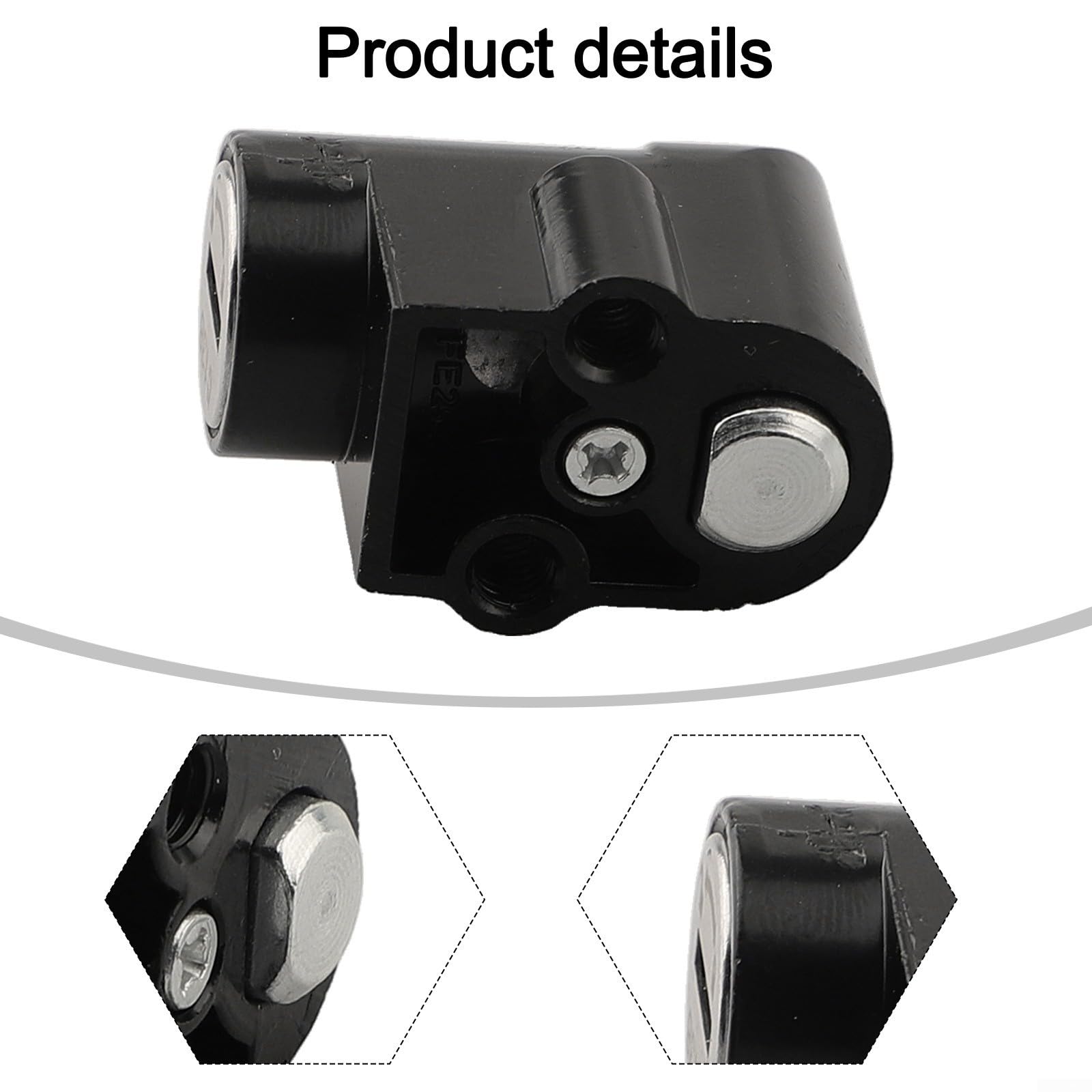 Eawfgtuw Serratura per batteria elettrica per bicicletta, con chiave di accensione/spegnimento da 19 mm, corpo in lega di alluminio, per accessori per bici elettriche, resistente alle intemperie