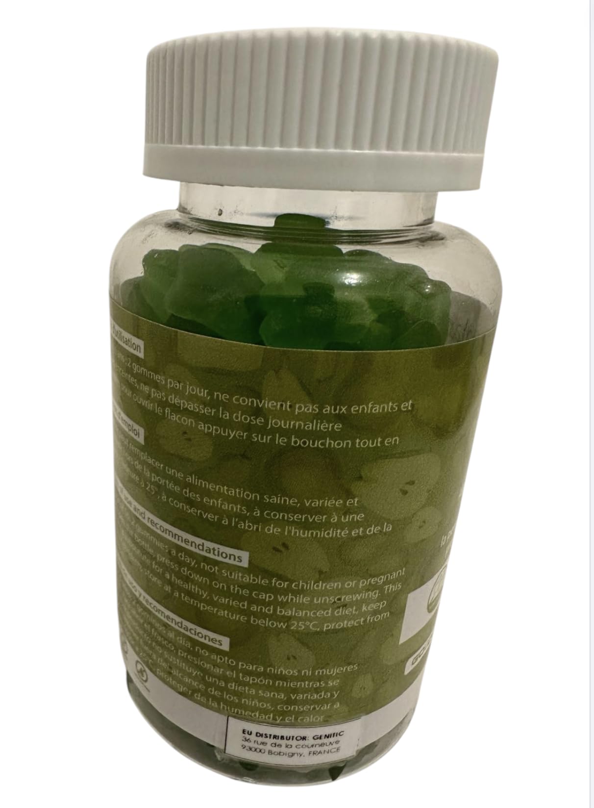 Graine de chia, Gummies Chia Minceur & Perte de Poids et de Tour de taille, Source de protéines, fibres et OMEGA 3, Complément alimentaire, Sans Sucre, 60 gummies, Goût Pomme