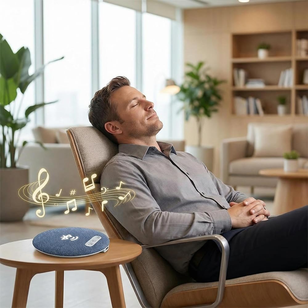 Pillow Speaker,Bluetooth Pillow Speakers for Sleeping,Under Pillow Speaker with White Noise Timer,Stereo Sound, No Headphones Needed，Suitable for Adults to Help Them Sleep — view 8