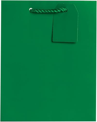 Miniatura 4 de Jillson Roberts - Bolsas de regalo de 6 unidades, tamaño mediano, 7.9 x 9.8 x 3.9in, disponible en 20 colores sólidos, color rojo mate