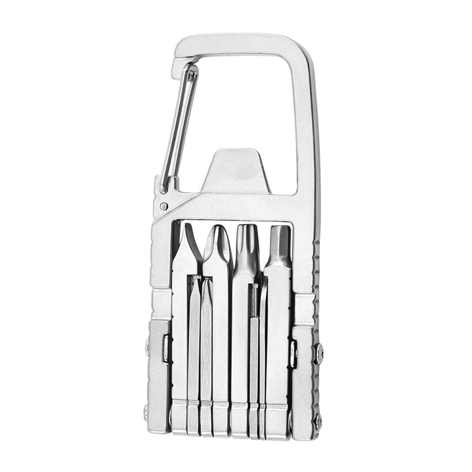 Gslxx 1Pcs Edc Gadgets Mini Multi Tool, Keychain Screwdriver Tool, Pocket Small Keychain Multitool Screwdriver, Mini Type With 12 Tools