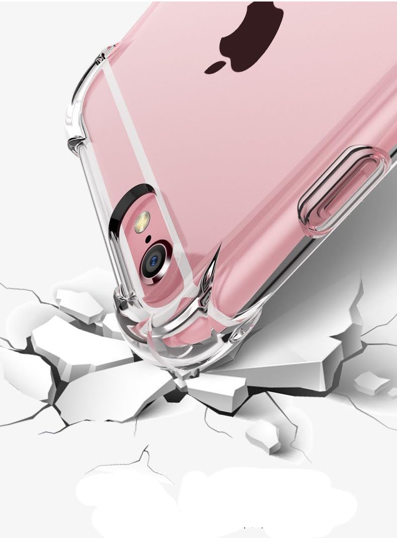 West Basics iPhone 8 Plus Case, iPhone 7 Plus Case, Apple iPhone 7/8 Crystal Clear Shock Absorption Bumper Soft TPU Cover Cases for iPhone 7 Plus/iPhone 8 Plus