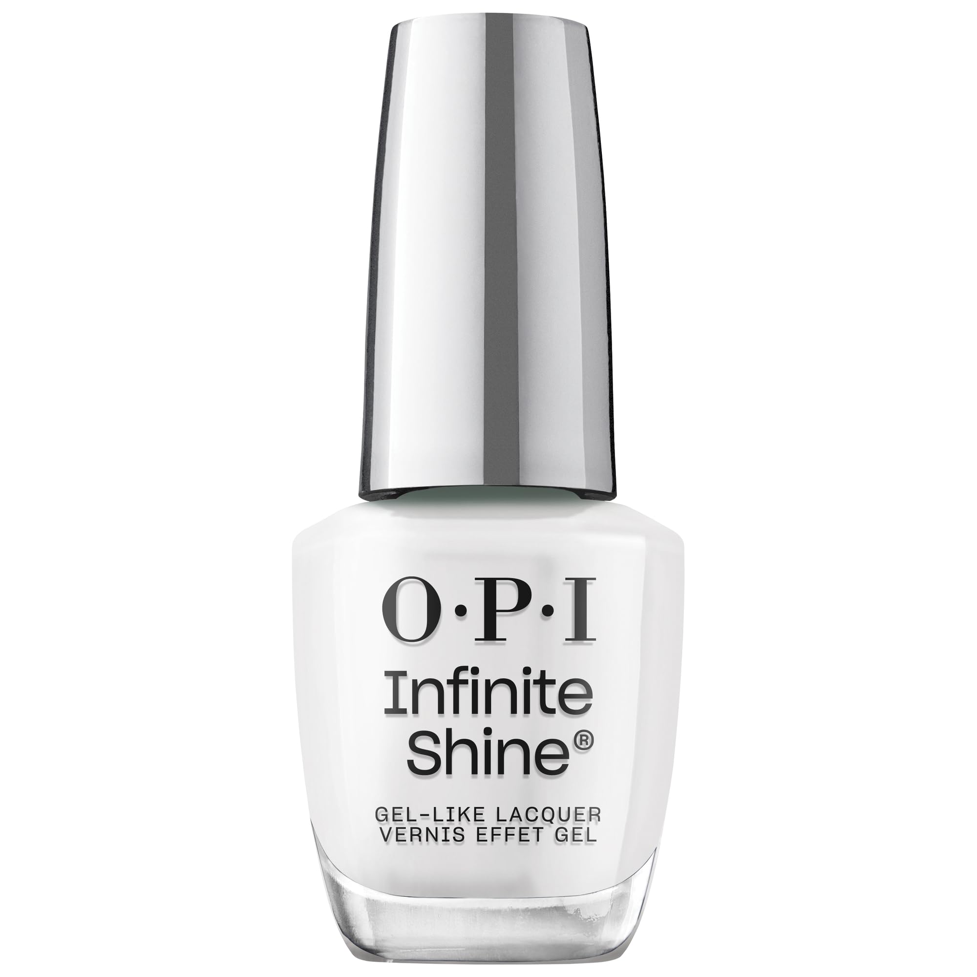 OPI Infinite Shine Weisstöne – vorgehärtete Gel-Technologie ohne UV-Lampe – bis zu 11 Tage Halt – langanhaltender, veganer Nagellack – 15ml