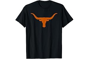 Texas Longhorns Hook'em Horns Bull from Tex and Burnt Orange T-Shirt