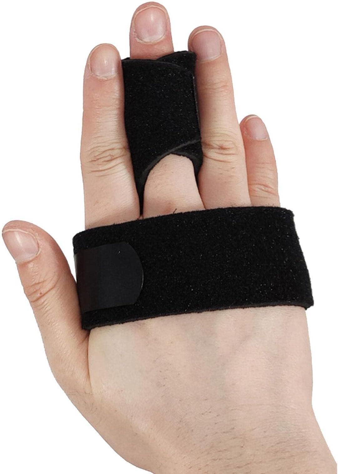 Dificato Finger Brace | Ventilate Finger Splints for Broken Finger | Recovery Finger Protectors Fracture Splint Metacarpal Brace Loop Straps Fixation Clamp Plate for Adult Fingers
