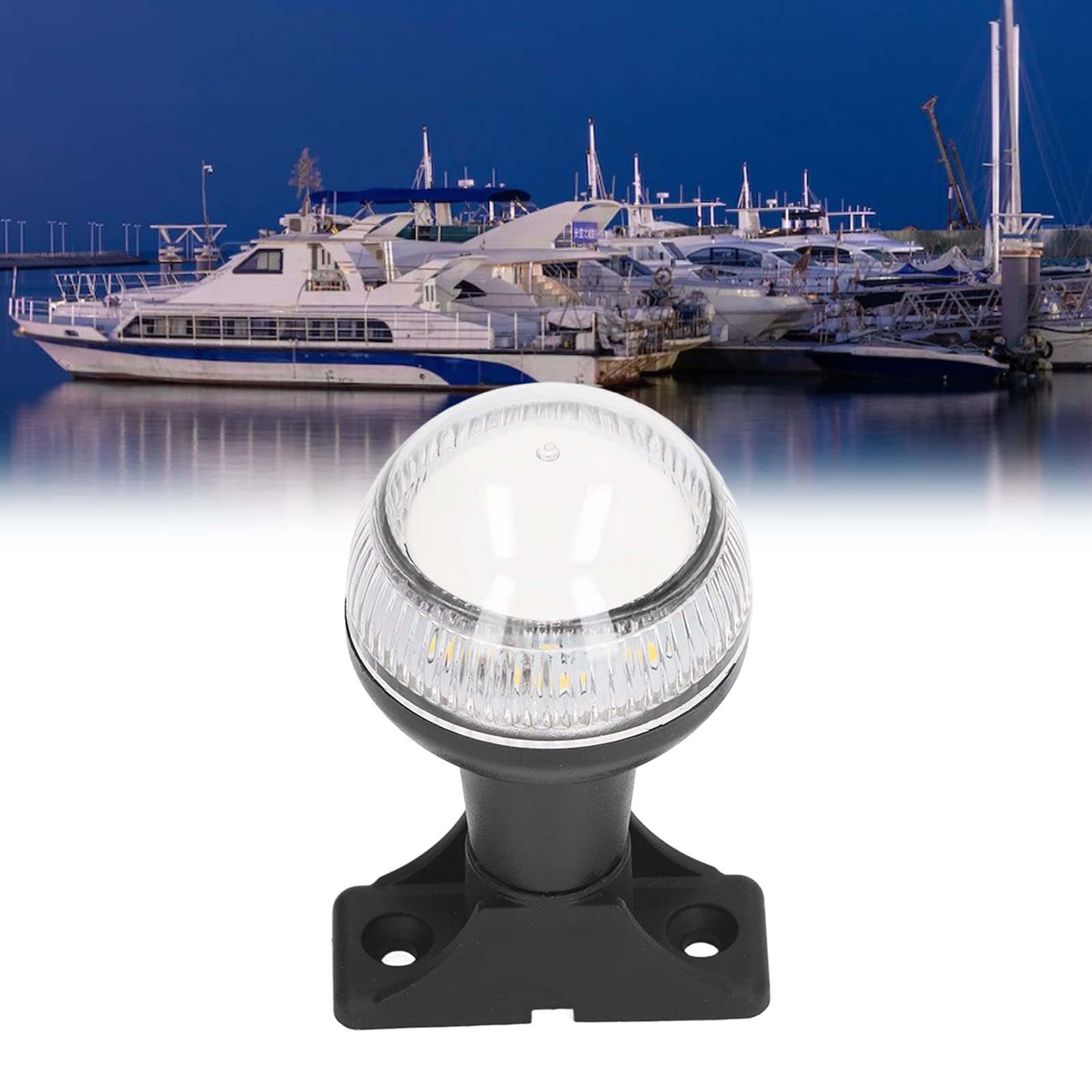 Luz LED de Ancla Marina,Carcasa de ABS Resistente,Bajo Consumo de Energía,Redonda de 360 ​​​​°,Visibilidad de 2 Nm,IP65 a Prueba de Agua,para Navegación en Barco
